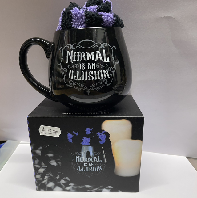 Normal Is An Illusion Mug &amp; Socks