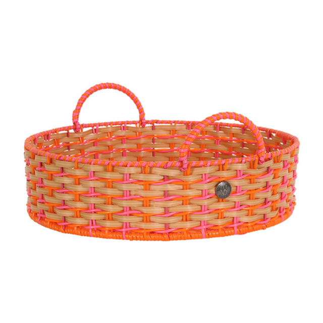 Poppy Tablet in leuchtendem Pink mit Orange 