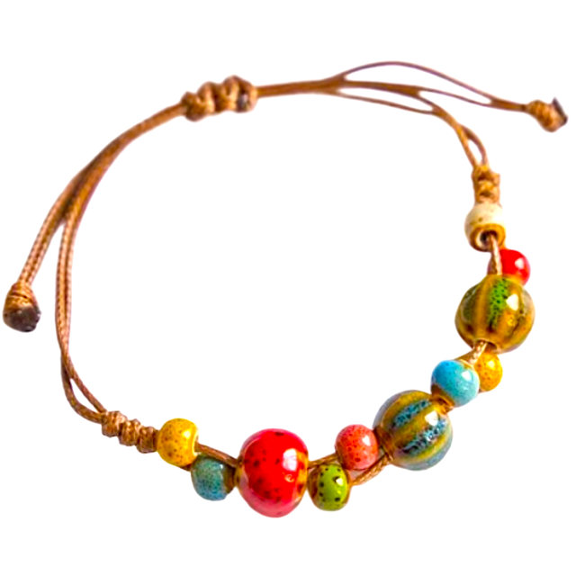 Armband meloen en kralen