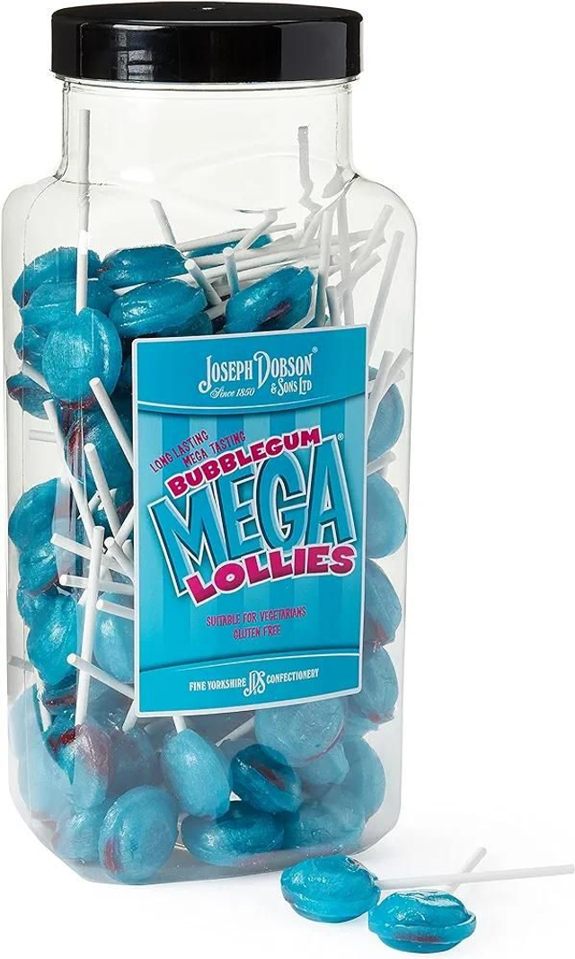 Joseph Dobson bubblegum lolly full jar