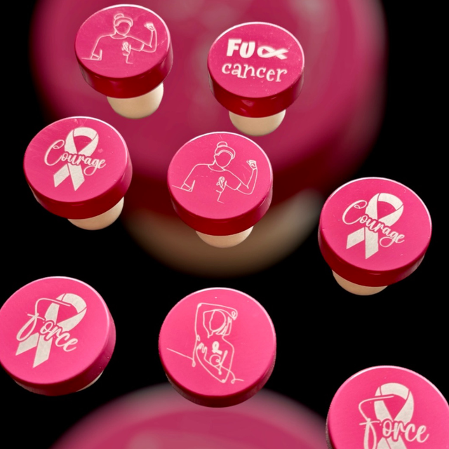 Bouchon octobre rose 