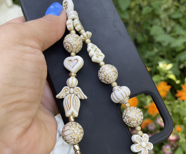 Mobile phone wrist bracelet with angel