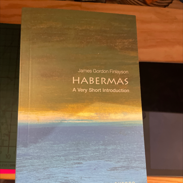 Habermas A Very Short Intro