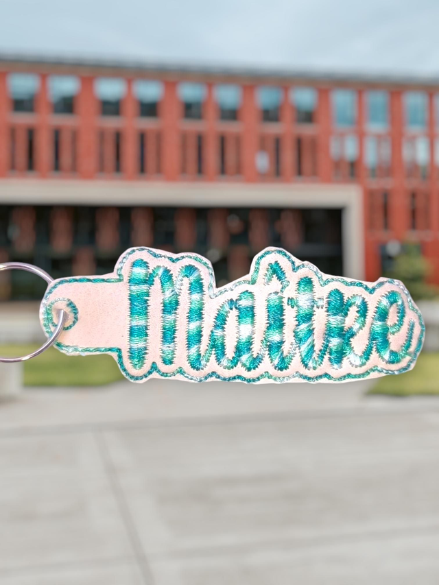 Porte clef maître vert 