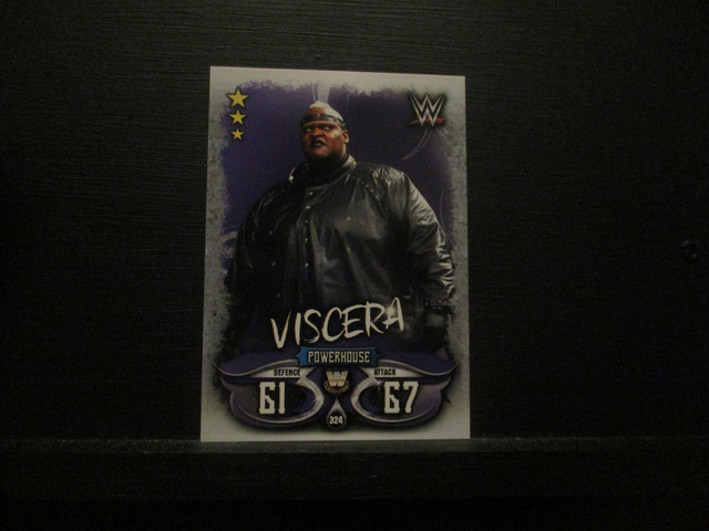 Viscera - W Legends Slam Attax Live Original Trading Card #324