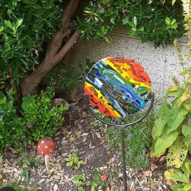 Rainbow Garden Stake 