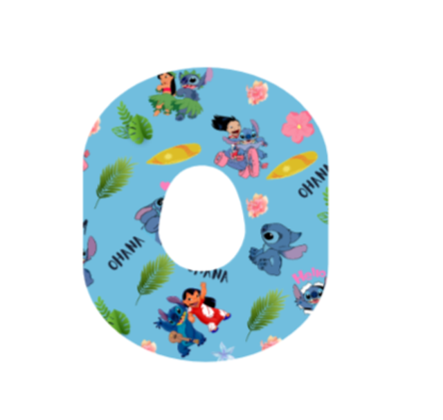 Stitch Blue Over patches G7