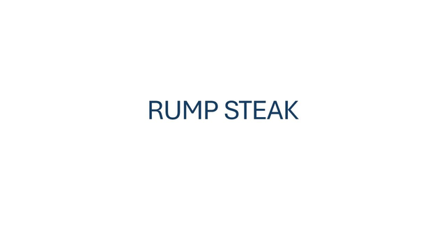 Rump steak