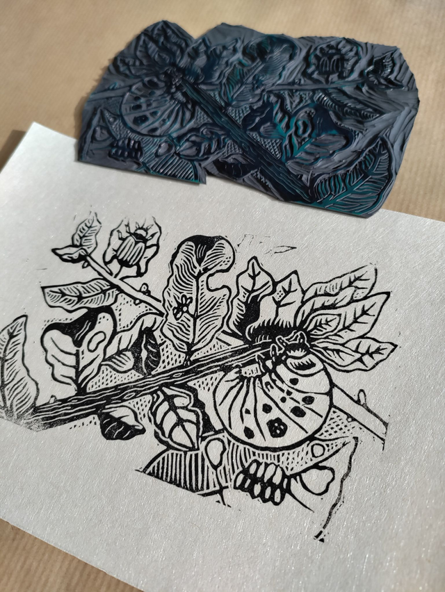 "Larve" impression Format A5