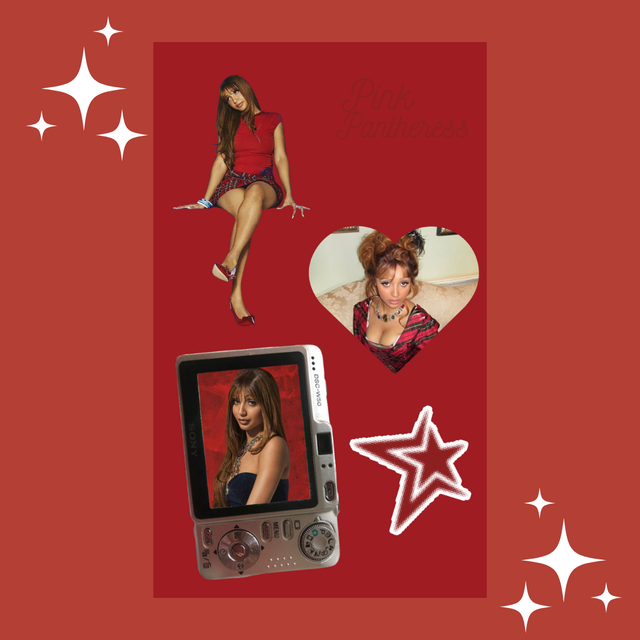 Pink Pantheress Sticker Sheet