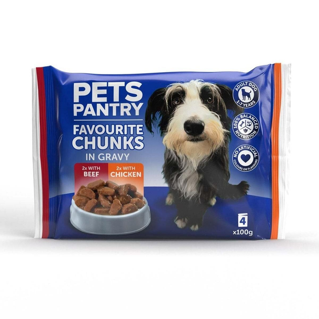 Pets Pantry Favourite Chunks In Gravy Dog Food