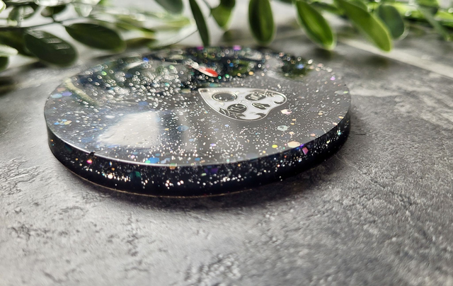 Coaster - Gothic Horror, Planchette, Skeleton Hand, Bloody Knife