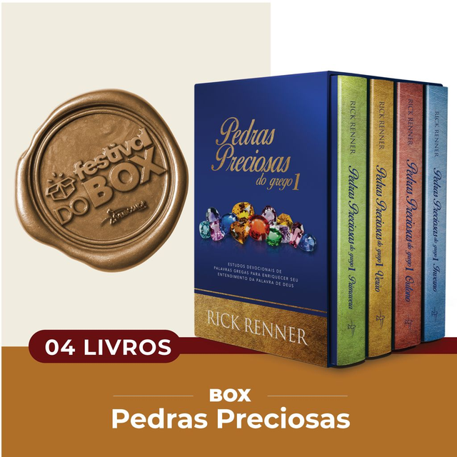 BOX Pedras Preciosas do Grego 1 - Rick Renner