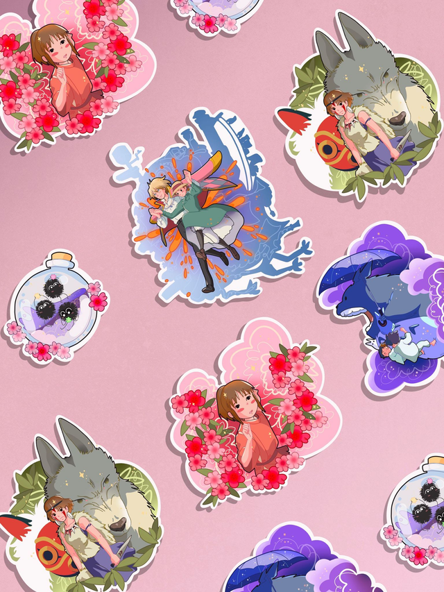 Stickers Ghibli 1