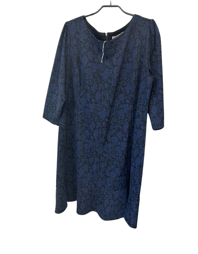 Loft Plus Dress in Navy Blue