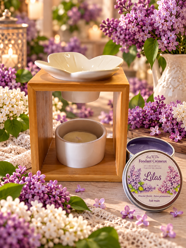 Fondant crémeux parfum "Lilas"