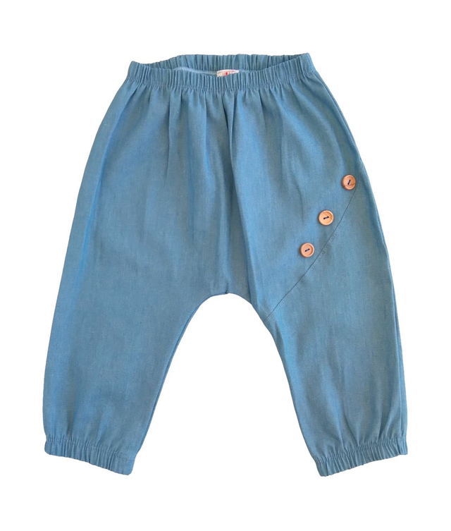 Pantalon Tejano de Verano de Algodón