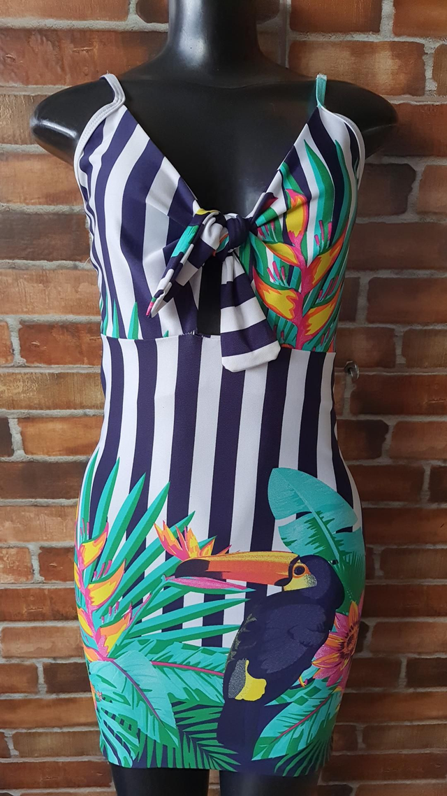 Vestido Estampado, T/38-p