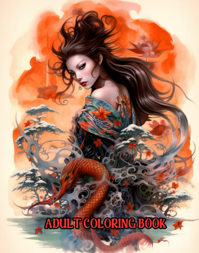 Adult Coloring book (Japanese)