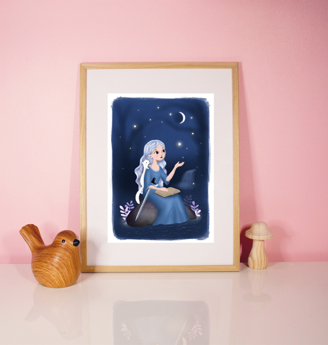 Print "La Dame du Lac"