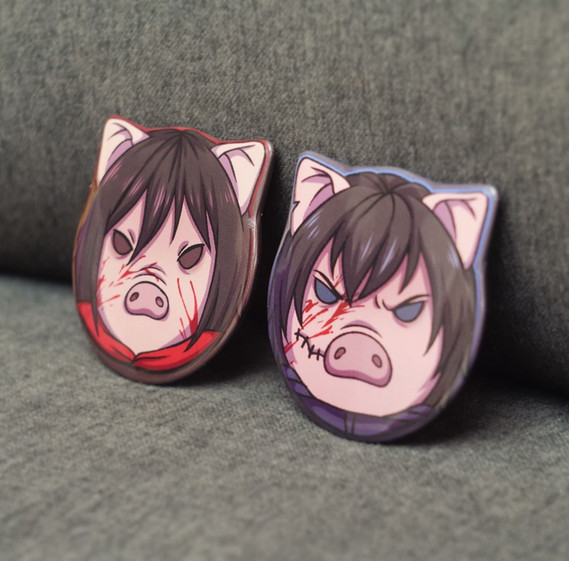 Saw Pigs - Button Badges