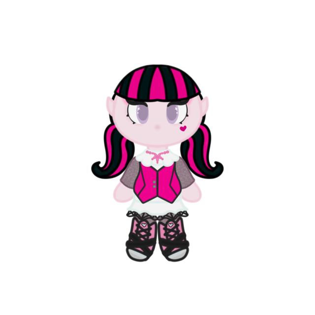 Monster High G1 Draculaura Chibi Sticker