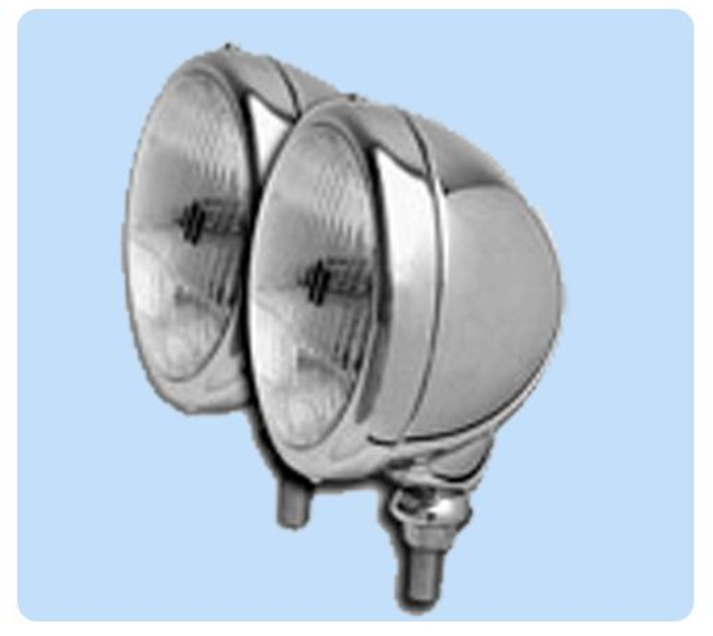 7" Chromed Steel Headlights - £135.00 plus £12.50 UK shipping