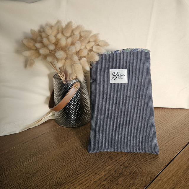 Housse de livre anthracite format Broché