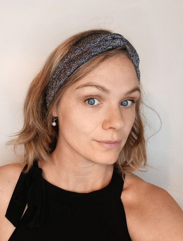 Bandeau à paillettes - argenté