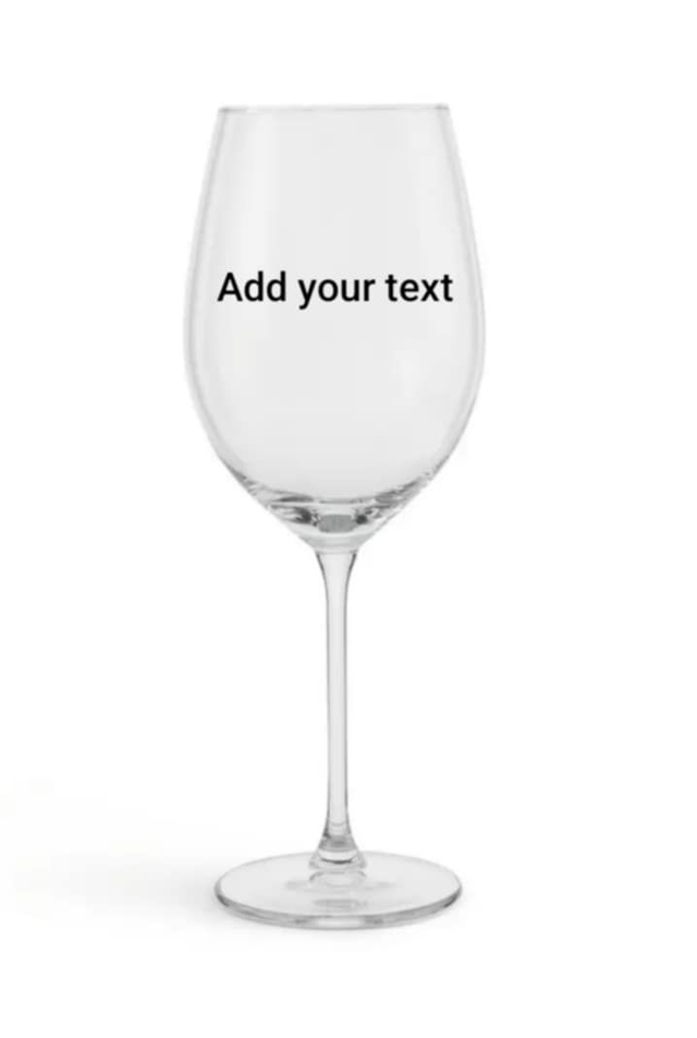 Personalised Wine Glass
