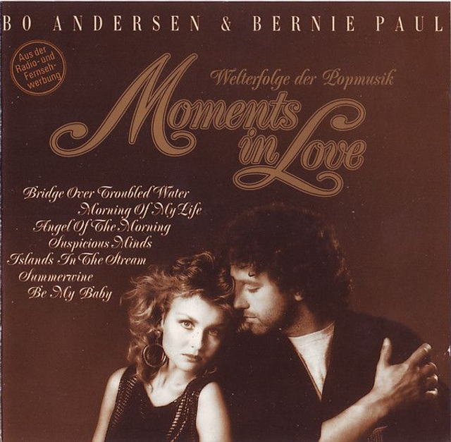  Bo Andersen & Bernie Paul ‎– Moments In Love - Welterfolge Der Popmusik Audio CD