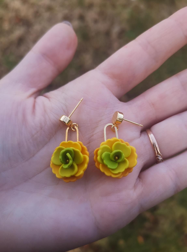 Collection Florale Vent d'automne - Boucles d'oreilles Lyna