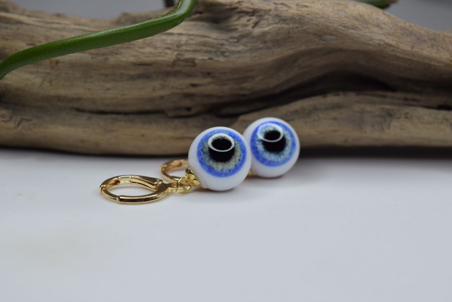 CRÉOLES OEIL DE GNOME MONTURE OR