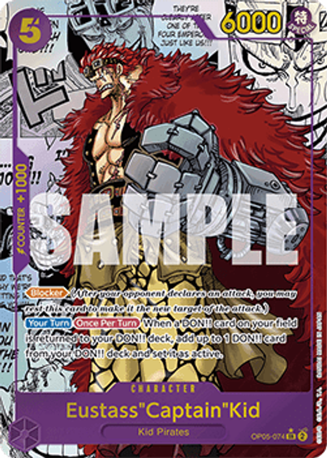 Eustass"Captain"Kid (OP05-074) / MANGA PRB