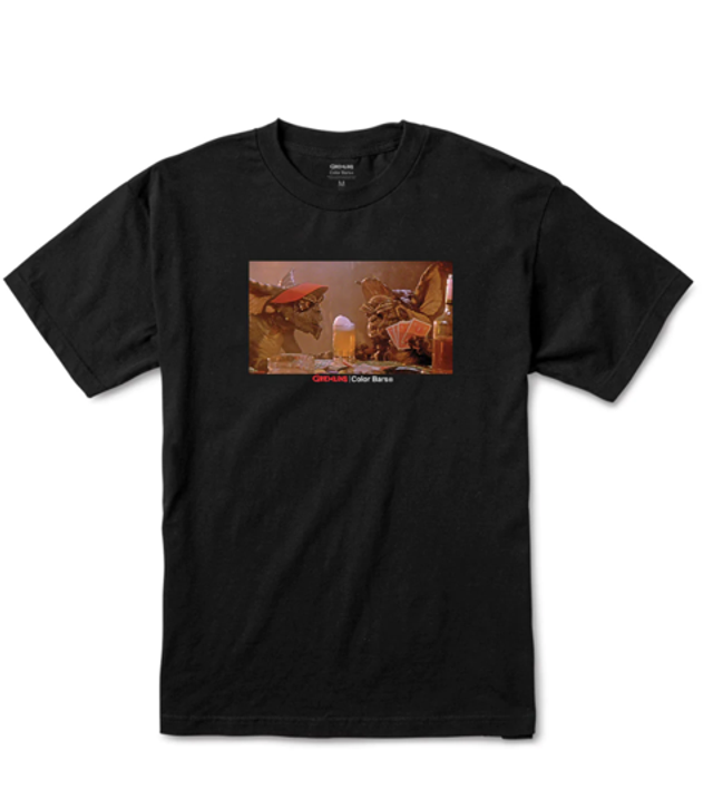 Color Bars x Gremlins - Gamblin’ Tee Black