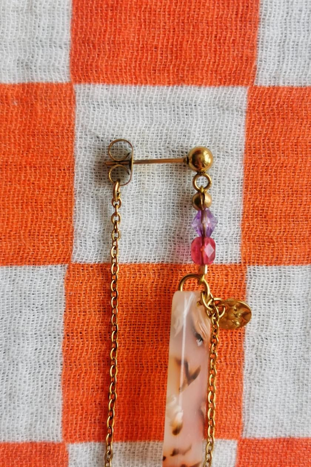 Boucles d'oreilles Nuances de Rose