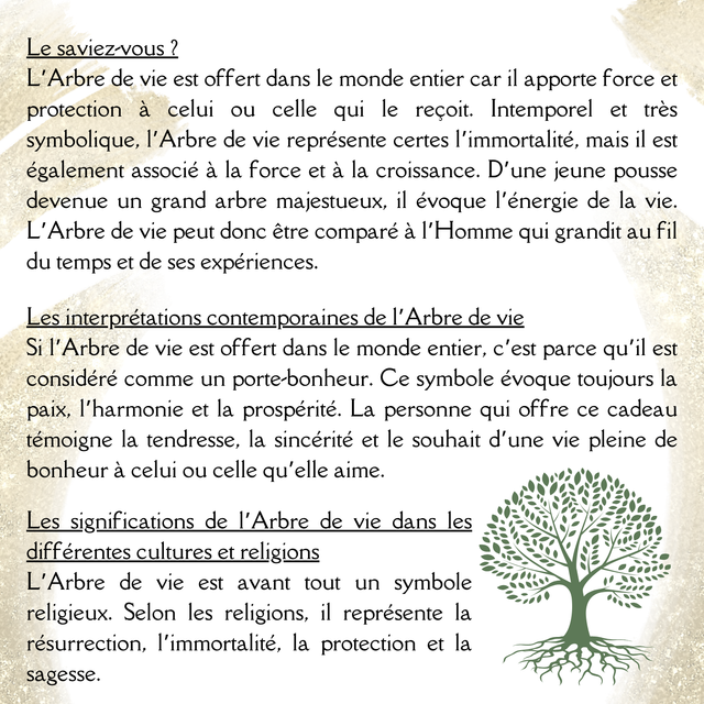 Pendentif Arbre de vie Tourmaline