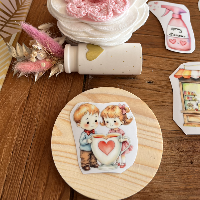 Sticker permanent  tasse 