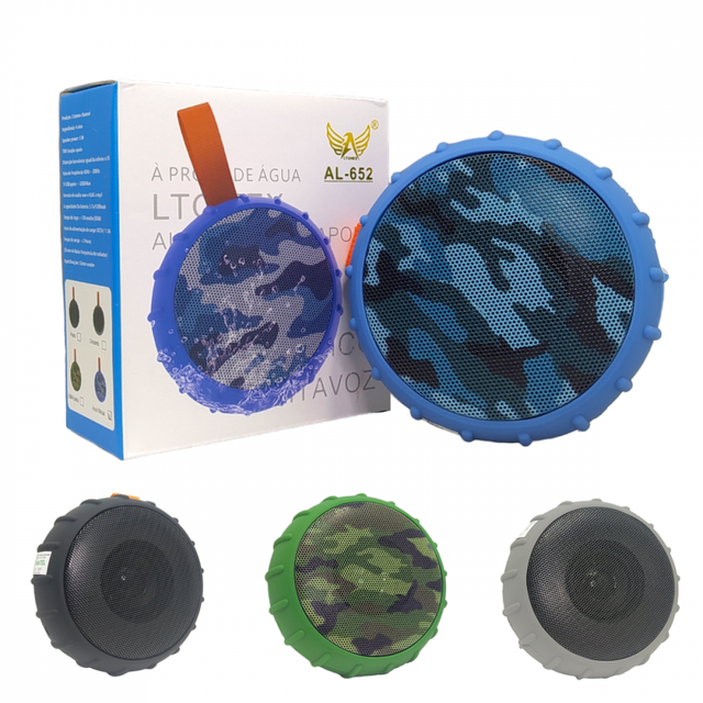 Caixa De Som Bluetooth Portátil À Prova D’agua 5W Altomex AL-652