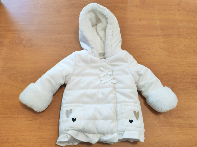 Manteau blanc 3 mois