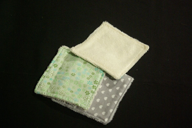 703-Lingettes carrées 13 x 13 cm - Lot de 6