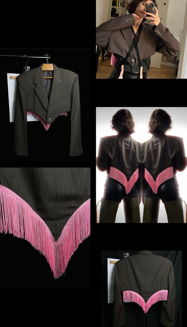 Blazer Upcycled - Antoine(tte) - XL