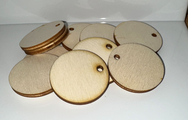 30mm keyring blanks