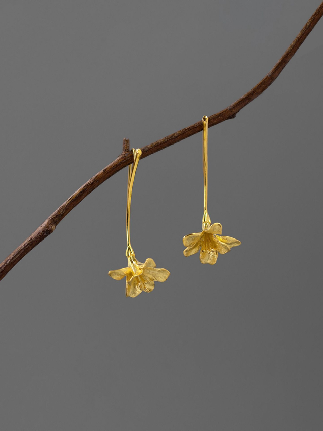 *Designer Silver Jewellery* Freesia Silver Earrings