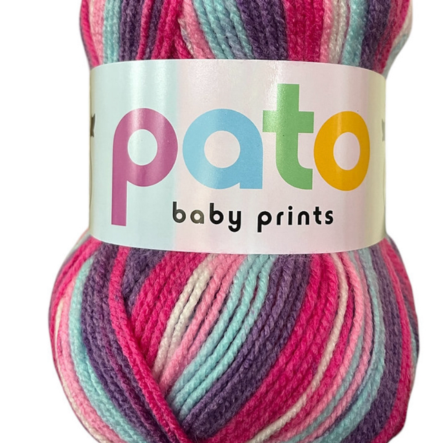 Baby Pato Prints Raspberry Ripple