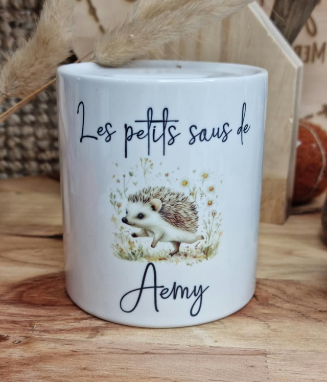 Tirelire personnalisée 