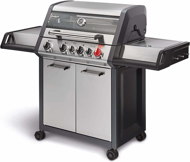 MONROE PRO 4 SIK TURBO barbecue a gas 4 bruciatori+ fornello + infrarosso