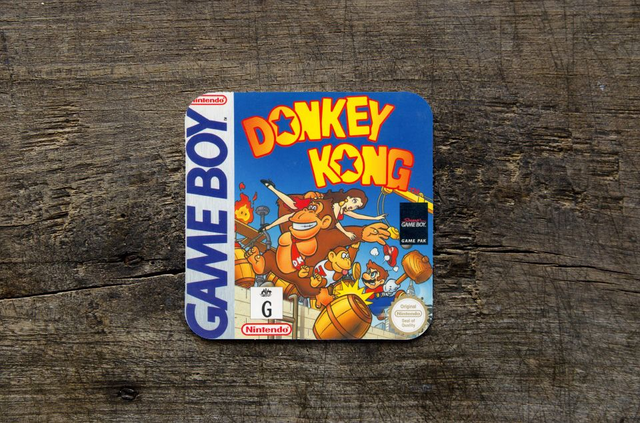 Nintendo Gameboy Donkey Kong Printed MDF Coaster
