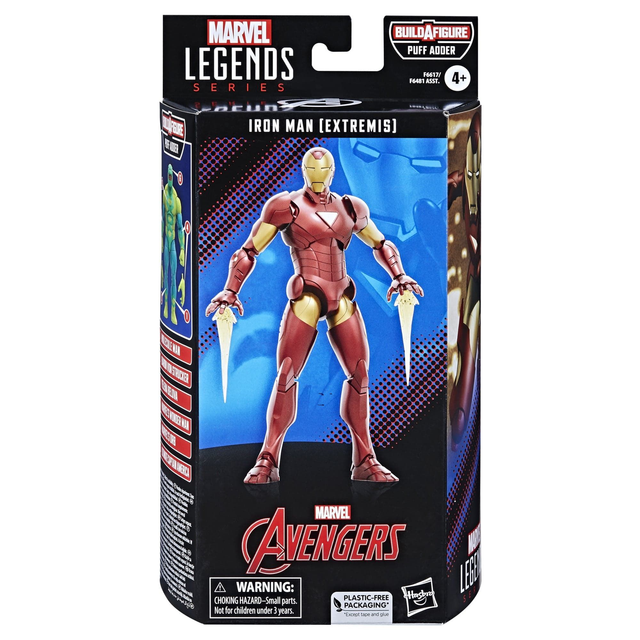 Marvel Legends Action Figure Puff Adder BAF: Iron Man (Extremis) 15 cm