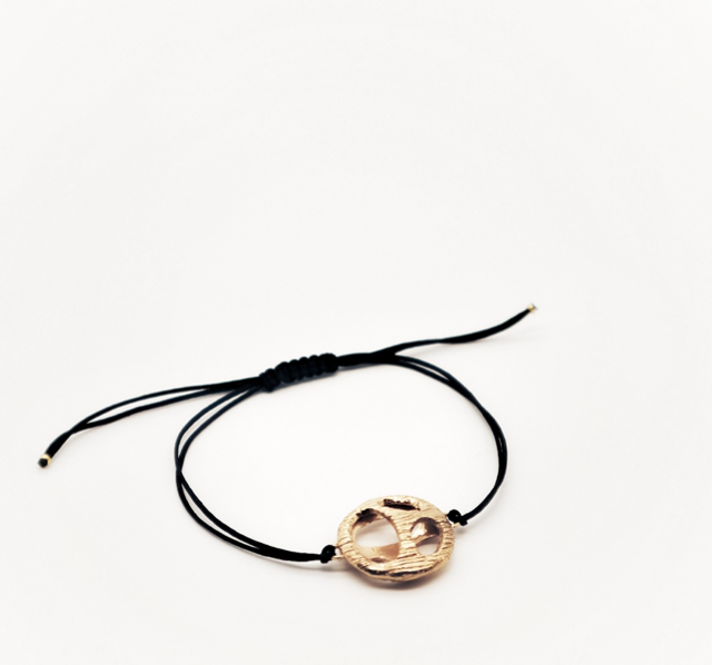 Pulseira Circulos Orgânicos Oco KAI03TX003M